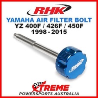 RHK MX BLUE AIR FILTER BOLT YAMAHA YZ400F YZ426F YZ450F YZF 400 426 450 98-2015