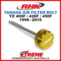 RHK MX GOLD AIR FILTER BOLT YAMAHA YZ400F YZ426F YZ450F YZF 400 426 450 98-2015