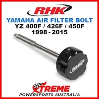 RHK MX BLACK AIR FILTER BOLT YAMAHA YZ400F YZ426F YZ450F YZF 400 426 450 98-2015