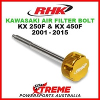 RHK MX GOLD AIR FILTER BOLT MOTO KAWASAKI KXF 250 450 KX250F KX450F 2001-2015
