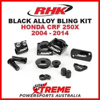 RHK MX BLACK ALLOY BLING KIT HONDA CRF250X CRF 250X 2004-2014 DIRT BIKE MOTO