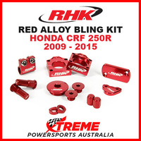 RHK MX RED ALLOY BLING KIT HONDA CRF250R CRF 250R 2009-2015 DIRT BIKE MOTOCROSS