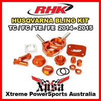 RHK BLING KIT ORANGE HUSQVARNA TC FC TE FE 2014-2015 ENDURO MOTOCROSS DIRT BIKE