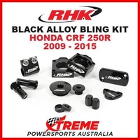 RHK MX BLACK ALLOY BLING KIT HONDA CRF250R CRF 250R 2009-2015 DIRT BIKE MOTO