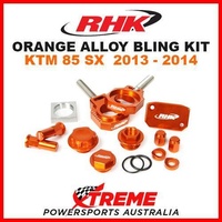 RHK MX ORANGE ALLOY BLING KIT KTM 85SX SX85 85 SX 85cc 2013-2014 DIRT BIKE MOTO