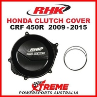 RHK MX BLACK CASE CLUTCH COVER HONDA CRF450R CRF 450R 2010-2015 MOTO DIRT BIKE
