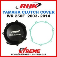 RHK MX BLACK CASE CLUTCH COVER YAMAHA WR250F WR 250F 2003-2014 ENDURO DIRT BIKE