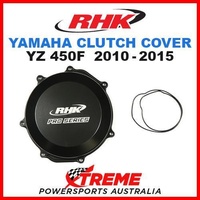 RHK MX BLACK CASE CLUTCH COVER YAMAHA YZ450F YZ 450F 2010-2015 DIRT BIKE MOTO