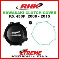 RHK MX BLACK CASE CLUTCH COVER KAWASAKI KX450F KX 450F KXF450 2006-2015 DIRTBIKE