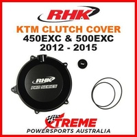 RHK MX BLACK CASE CLUTCH COVER KTM 450EXC 450 EXC F 500EXC 500 EXC 2012-2015