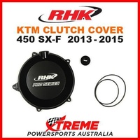 RHK MX BLACK CASE CLUTCH COVER KTM 450SXF 450 SX-F SXF450 2013-2015 DIRT BIKE