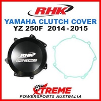 RHK MX BLACK CASE CLUTCH COVER YAMAHA YZ250F YZ 250F 2014-2015 DIRT BIKE MOTO