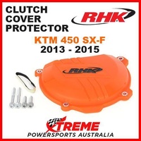 RHK MX FACTORY ORANGE CLUTCH COVER PROTECTOR GUARD KTM 450 SXF SX-F 2013-2015