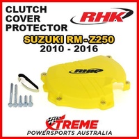 RHK MX FACTORY YELLOW CLUTCH COVER PROTECTOR GUARD For Suzuki RMZ250 RMZ 2010-2016