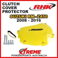 RHK MX FACTORY YELLOW CLUTCH COVER PROTECTOR GUARD For Suzuki RMZ450 RMZ 2008-2016