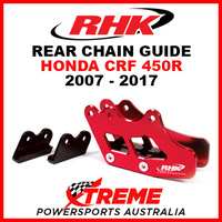 RHK Honda CRF450R CRF 450R 2007-2017 Red Alloy Rear Chain Guide CG01-R