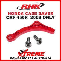 RHK MX OEM REPLACEMENT CASE SAVER RED HONDA CRF 450R CRF450R 2008 ONLY MOTO DIRT