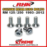 RHK REAR HEAVY DUTY BRAKE DISC BOLT SET For Suzuki RM125 RM250 RM 125 250 1993-2012