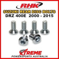 RHK REAR HEAVY DUTY BRAKE DISC BOLT SET For Suzuki DRZ400E DRZ 400E 2000-2015 TRAIL