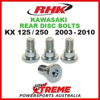 RHK MX REAR HEAVY DUTY BRAKE DISC BOLT SET KAWASAKI KX125 KX250 2003-2010 MOTO