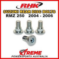 RHK REAR HEAVY DUTY BRAKE DISC BOLT SET For Suzuki RMZ250 RMZ 250 RM Z250 2004-2006