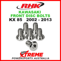 RHK MX FRONT HEAVY DUTY BRAKE DISC BOLT SET KAWASAKI KX85 KX 85 2002-2013 MOTO
