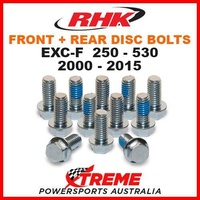 RHK FRONT+ REAR H/DUTY BRAKE DISC BOLTS KTM EXCF 250 350 450 500 525 530 00-2015