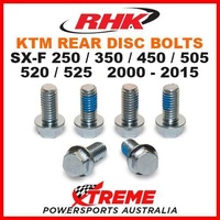 RHK REAR HEAVY DUTY BRAKE DISC BOLT SET KTM SXF 250 350 450 505 520 525 00-2015