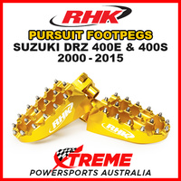 RHK ALLOY FOOT PEGS FOOTPEGS For Suzuki GOLD DRZ 400S DRZ400S DRZ400E 400E 2000-2015