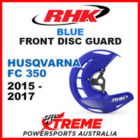 RHK Blue Front Disc Guard Husqvarna FC 350 2015-2017 FDG07-B
