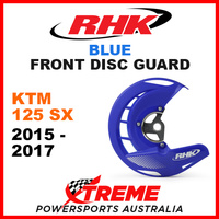 RHK Blue Front Disc Guard KTM 125SX 125 SX 2015-2017 FDG07-B