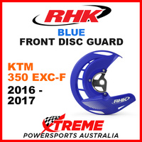RHK Blue Front Disc Guard KTM 350EXC-F 350 EXC-F 2016-2017 FDG07-B