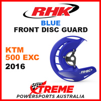 RHK Blue Front Disc Guard KTM 500EXC 500 EXC 2016 FDG07-B