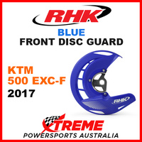 RHK Blue Front Disc Guard KTM 500EXC-F 500 EXC-F 2017 FDG07-B