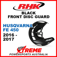 RHK Black Front Disc Guard Husqvarna FE450 FE 450 2016-2017 FDG07-K