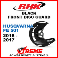 RHK Black Front Disc Guard Husqvarna FE501 FE 501 2016-2017 FDG07-K