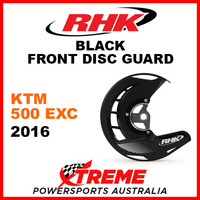 RHK Black Front Disc Guard KTM 500EXC 500 EXC 2016 FDG07-K
