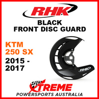 RHK Black Front Disc Guard KTM 250SX 250 SX 2015-2017 FDG07-K