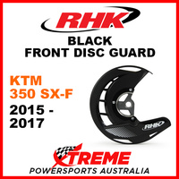 RHK Black Front Disc Guard KTM 350SX-F 350 SX-F 2015-2017 FDG07-K