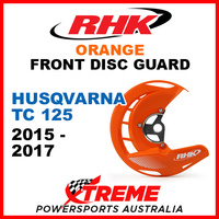 RHK Orange Front Disc Guard Husqvarna TC125 TC 125 2015-2017 FDG07-O