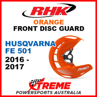 RHK Orange Front Disc Guard Husqvarna FE501 FE 501 2016-2017 FDG07-O