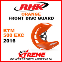 RHK Orange Front Disc Guard KTM 500EXC 500 EXC 2016 FDG07-O
