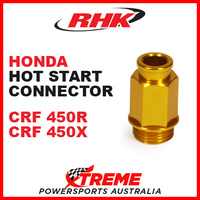 RHK HOT START CONNECTOR KEIHIN FCR CARBY GOLD CRF450R CRF450X CRF 450R 450X