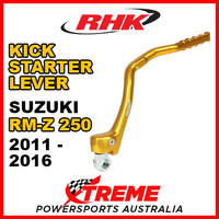 For Suzuki RM-Z250 RMZ 250 2011-2016 Gold RHK Kick Start Lever RHK-KST401-G