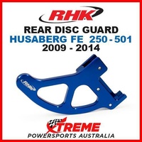 RHK MX ALLOY REAR DISC GUARD BLUE HUSABERG FE250 FE350 FE450 FE501 2009-2014