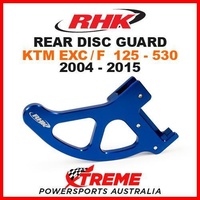 RHK MX ALLOY REAR DISC GUARD BLUE KTM EXC EXCF 125 200 250 350 450 500 530 04-15