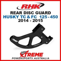 RHK MX ALLOY REAR DISC GUARD BLACK HUSQVARNA TC FC 125 250 350 450 2014-2015