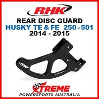 RHK MX ALLOY REAR DISC GUARD BLACK HUSQVARNA TE FE 250 350 450 501 2014-2015