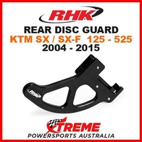 RHK MX ALLOY REAR DISC GUARD BLACK KTM SX SXF 125 250 350 450 505 525 2004-2015