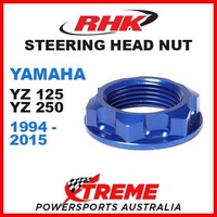 RHK MX STEERING HEAD STEM NUT BLUE YAMAHA YZ 125 250 YZ125 YZ250 2-STR 94-2015